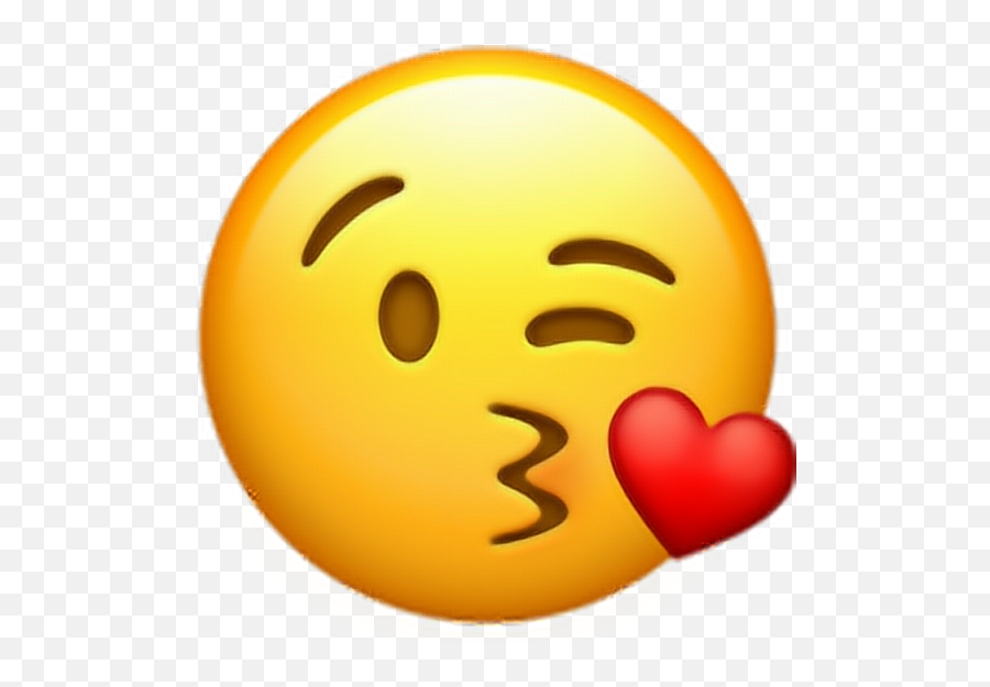 Emoji Stickers Png - Iphone Kissing Emoji,Heart Pulse Emoji