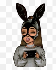 sticker fanart fanartarianagrande - Drawing Animated Ariana Grande Emoji