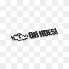 Check Engine Oh Noes Stickers Car Moto Bike 3d - Graphics Emoji,Oh Shit Emoji
