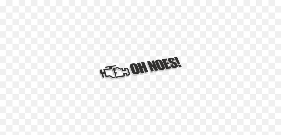 Check Engine Oh Noes Stickers Car Moto Bike 3d - Graphics Emoji,Oh Shit Emoji