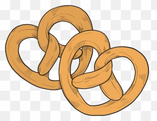 Pretzels Clipart - Solid Emoji,Pretzel Emoji