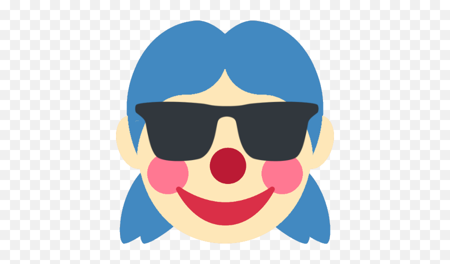 Clowngirlsunglasses - Discord Emoji Pleading Emojis For Discord,Sunglasses Emoji Png