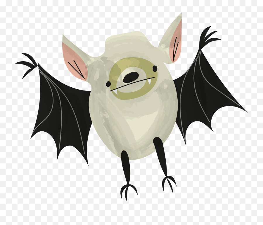Bat Clipart - Cartoon Emoji,Bat Emoticon