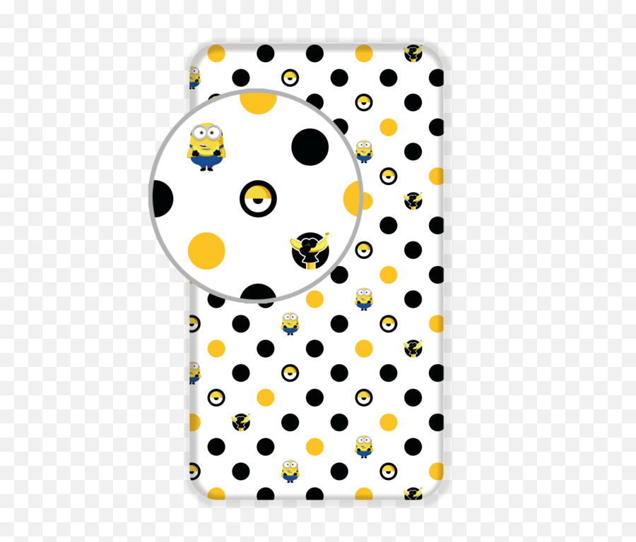 Minions Jerry Fabrics - Dots Pattern Emoji,Minion Emojis