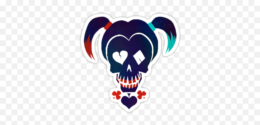 Download Hd Best Of The Joker Wallpaper Iphone The Gallery - Harley Quinn Logo Drawing Emoji,Squad Emoji