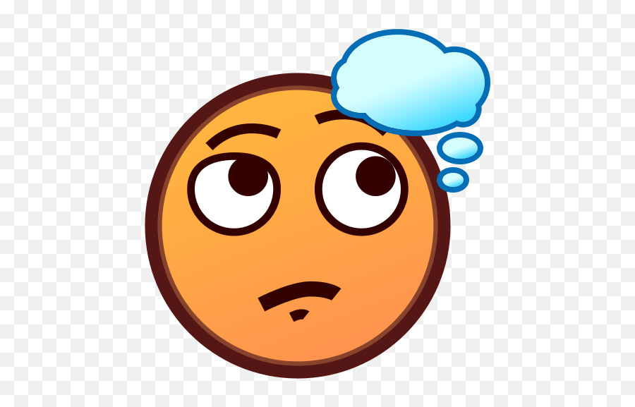 Thinking Face Emoji For Facebook Email Sms - Emoji Of Thinking Face,Thinking Emoji