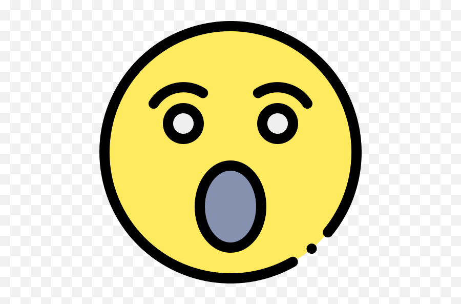 Surprised - Circle Emoji,Surprised Emojis