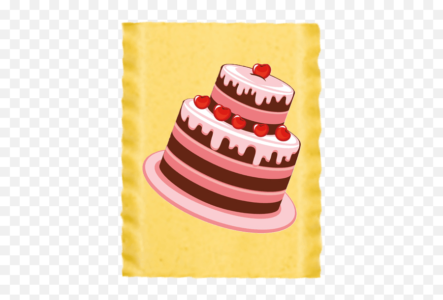 Birthday Cake 3 - Cake Cartoon Png Emoji,Birthday Cake Emoticon Facebook