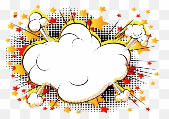 Explosion Clipart Comic Book Explosion - Cloud Comic Explosion Png Emoji,Comic Book Emoji