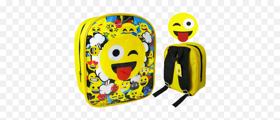 Download Emoji Character Junior School Backpack - Backpack,Backpack Emoji