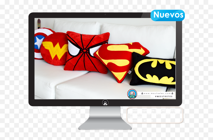 Mostretes Superheroes Personajes Hechos - Computer Monitor Emoji,Bandera De Colombia Emoji