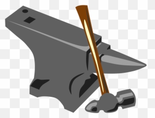 Blacksmith Anvil Hammer - And Emoji