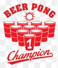 Beer Emoji Transparent Png Clipart - Pong Champion Logo