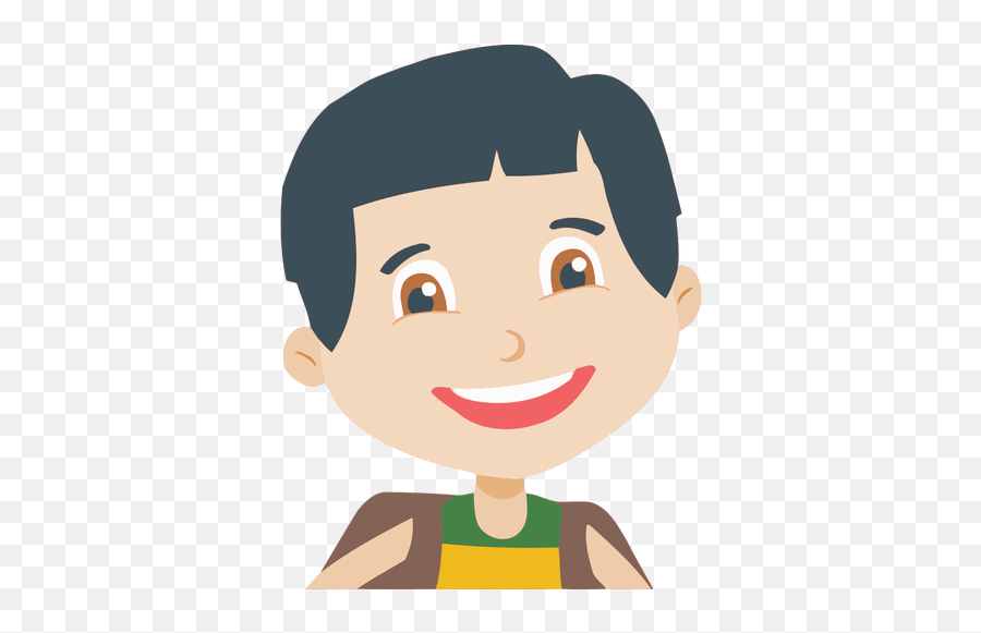 Child With Short Haircut - Kids Head Clipart Emoji,Hair Cut Emoji