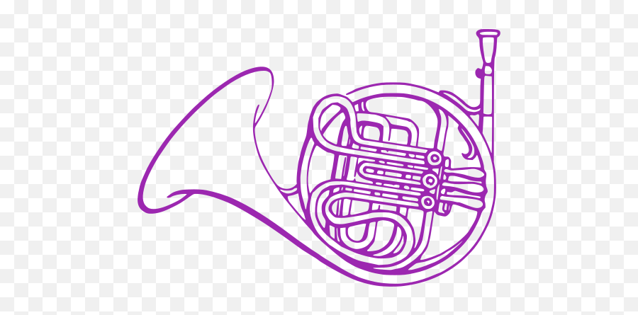 Book Black And White Clipart - French Horn Instrument Drawing Emoji,Trumpet Emoticon