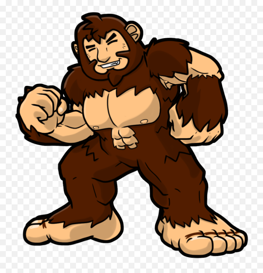Bigfoot Clipart Png - Big Foot Bigfoot Cartoon Emoji,Bigfoot Emoji