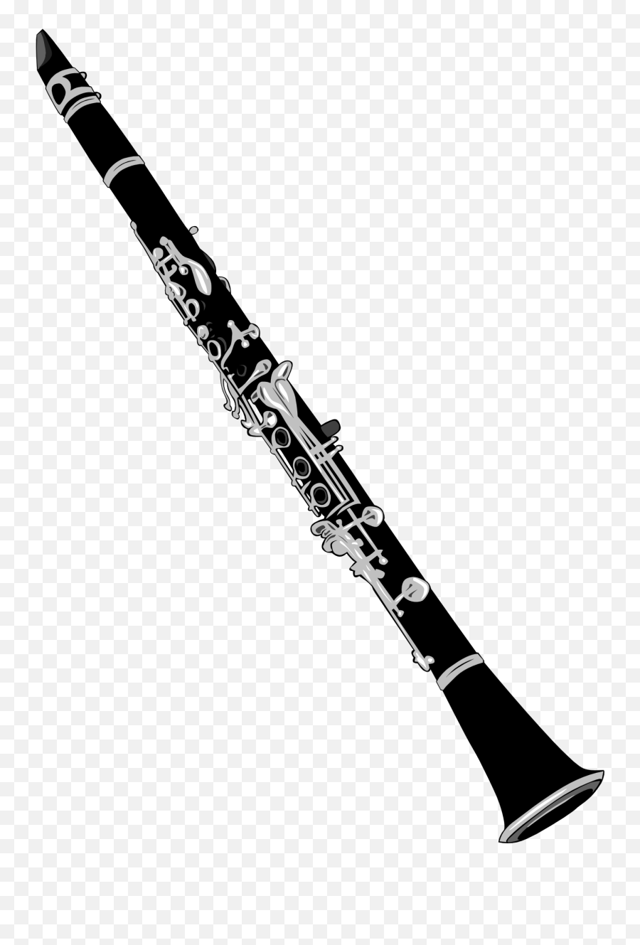 Clarinet Vector Emoji Transparent Png Clipart Free - Clarinet Vector,Flute Emoji