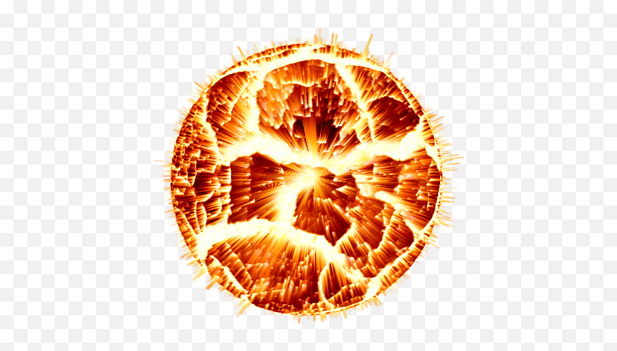 Fireblast Sun Burning - Exploded Sun Emoji,Impatient Emoji