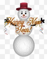 Happy New Year new year gif Good morning christmas - Snowman Emoji