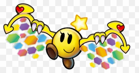Starlow With Marx Wings - Kirby Emoji