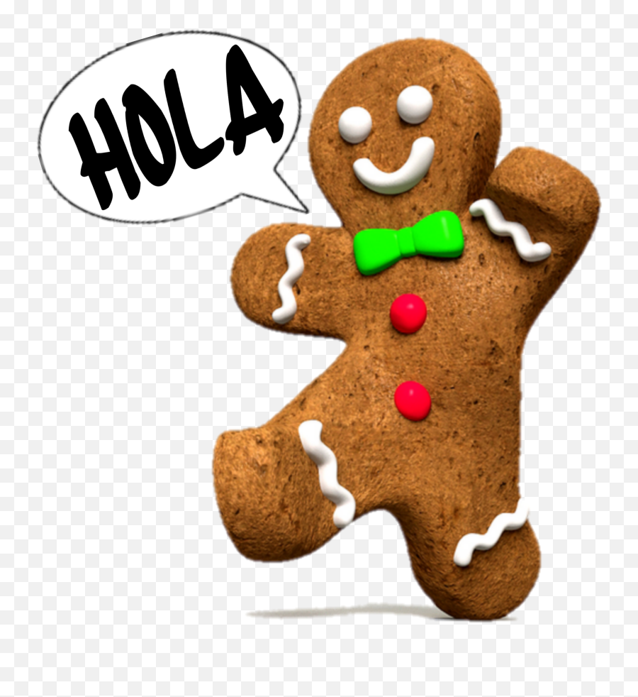 Edit Gingerbread Stickers - Running Gingerbread Man Clipart Emoji,Gingerbread Man Emoji