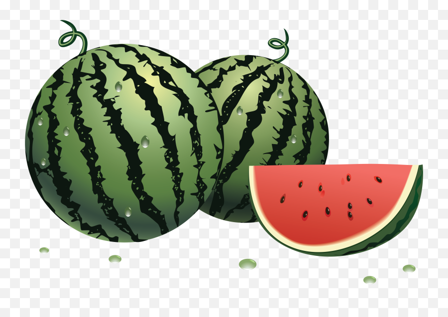 Watermelon 8 Cliparts - Watermelons Clipart Png Emoji,Watermelon Emoji