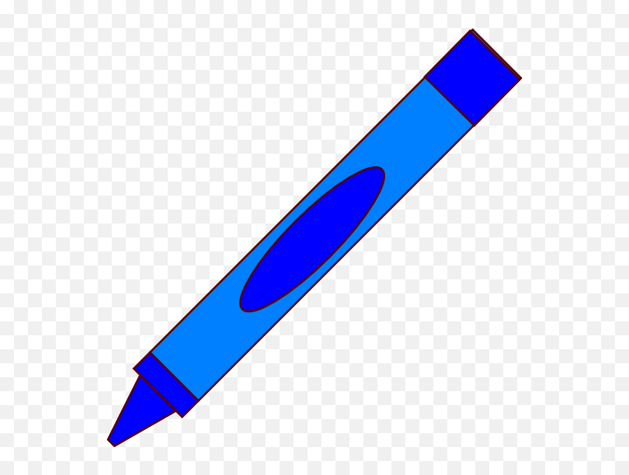 Crayon Clip Art Danasojak Top - Color Blue Crayon Clipart Emoji,Crayon Emoji