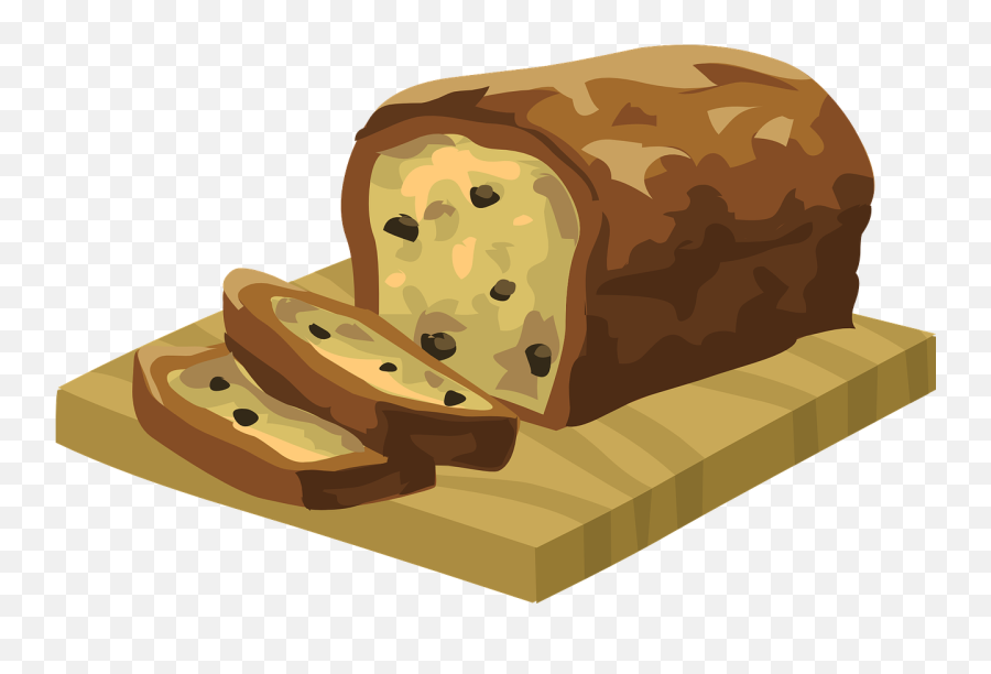 Bread Snacks Foods Loaf Slices - Banana Bread Clipart Emoji,Italian Flag Emoji