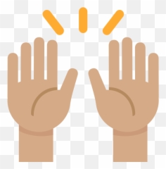 Twemoji2 1f64c - High Five Hands Clipart Emoji,Truth Emoji