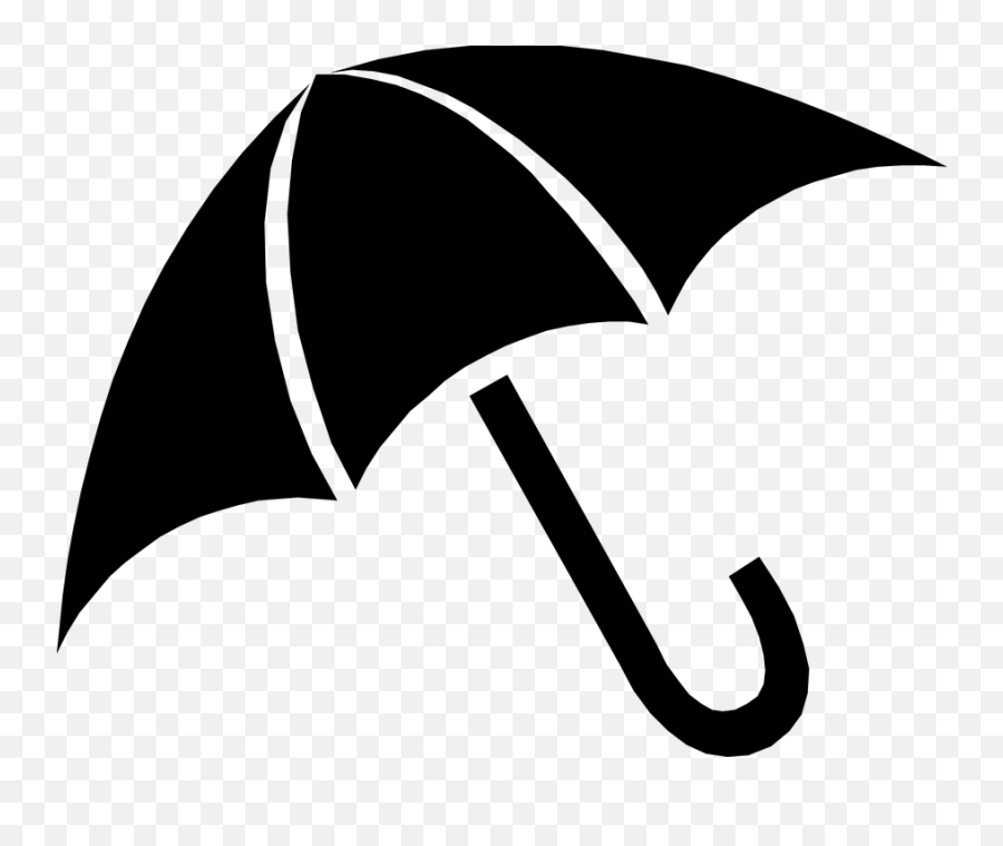 Umbrella Sun Weather - Clip Art Black Umbrella Emoji,Beach Umbrella Emoji