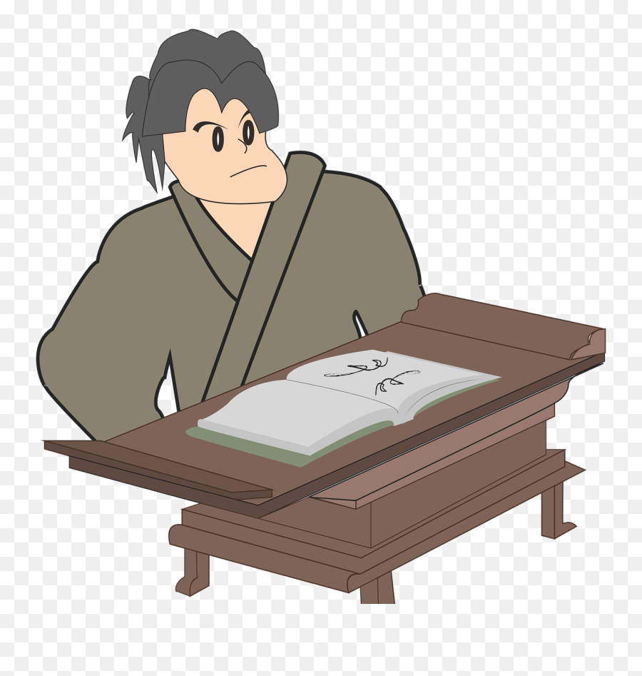 Study Learn Book Education Student - Ancient Japanese Furnishings Clipart Transparent Emoji,Stack Of Books Emoji