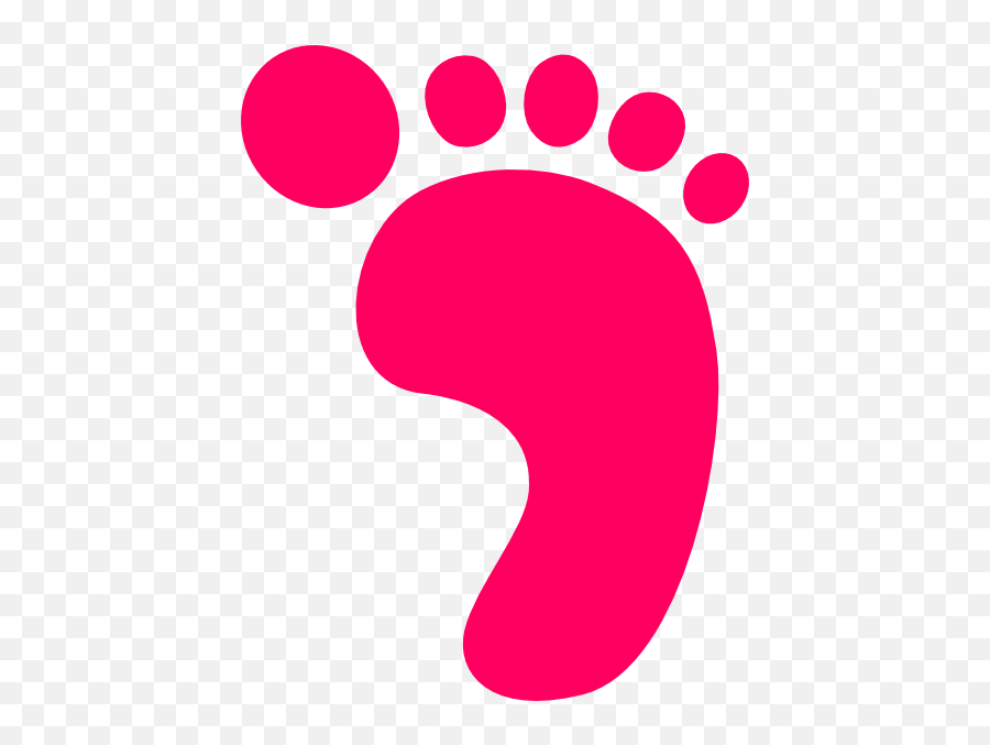 Cartoon Footprints - Colored Foot Print Clip Art Emoji,Footsteps Emoji