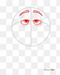 How To Draw Not Easy Being Meh Emoji Movie - Circle