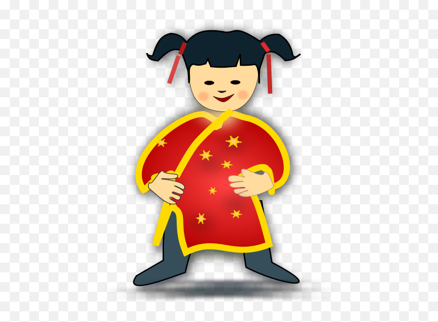 Chinese Girl Vector - China Person Clipart Emoji,Walking Girl Emoji