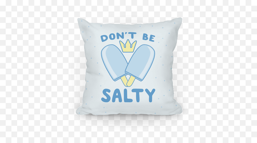 Conversation Hearts Pillows - Throw Pillow Emoji,Blue Heart Emoji Pillow