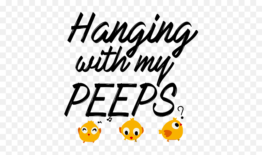 Hanging With My Peeps Yoga Mat - Clip Art Emoji,Hanging Emoji