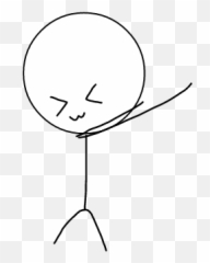 Dabb - Line Art Emoji,Dabb Emoji
