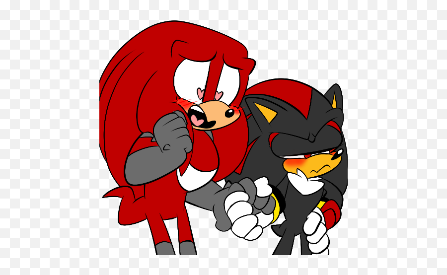 Download Hd Shadow Just Asked Out His Crush And Knuckles Is - Cute Knuckles The Echidna Emoji,Knuckles Emoji