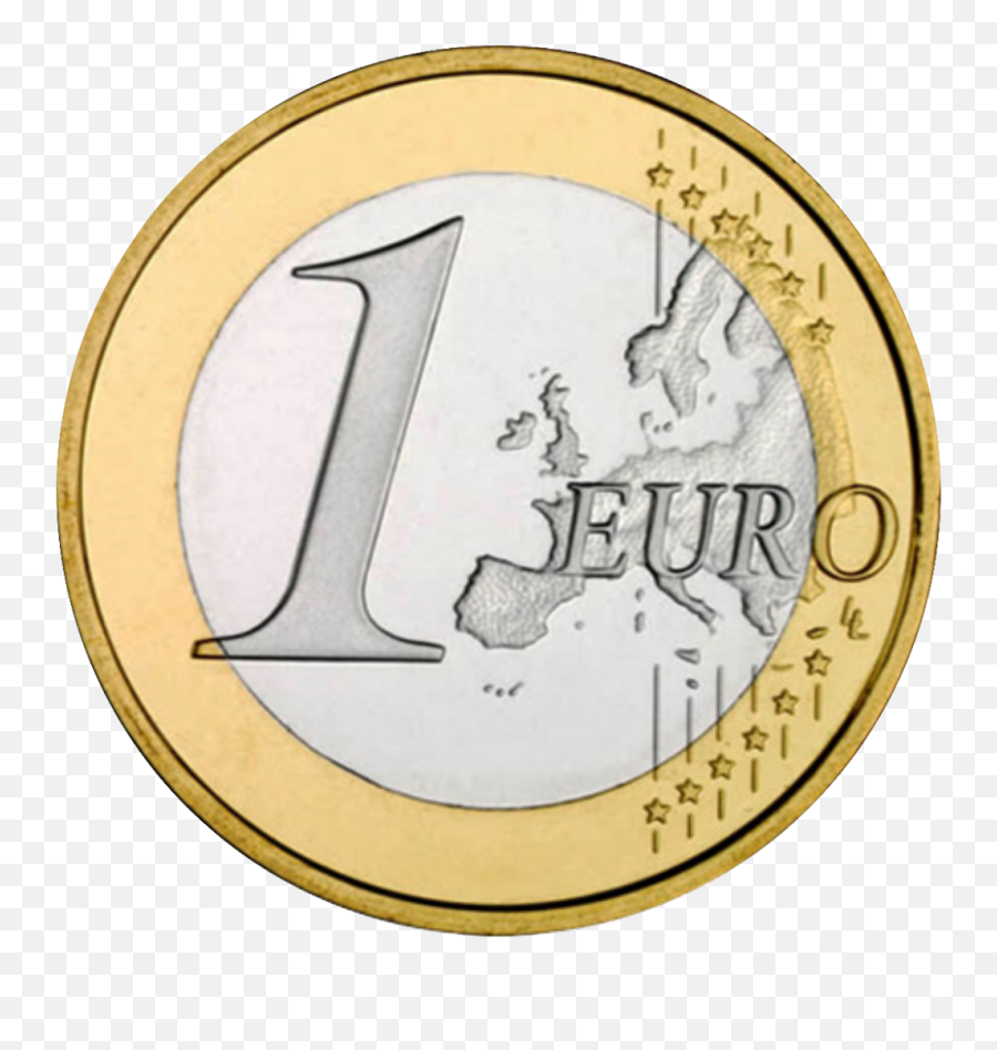 Euro 1euro Moneda Coin - 1 Euro Coin Png Emoji,Euro Emoji