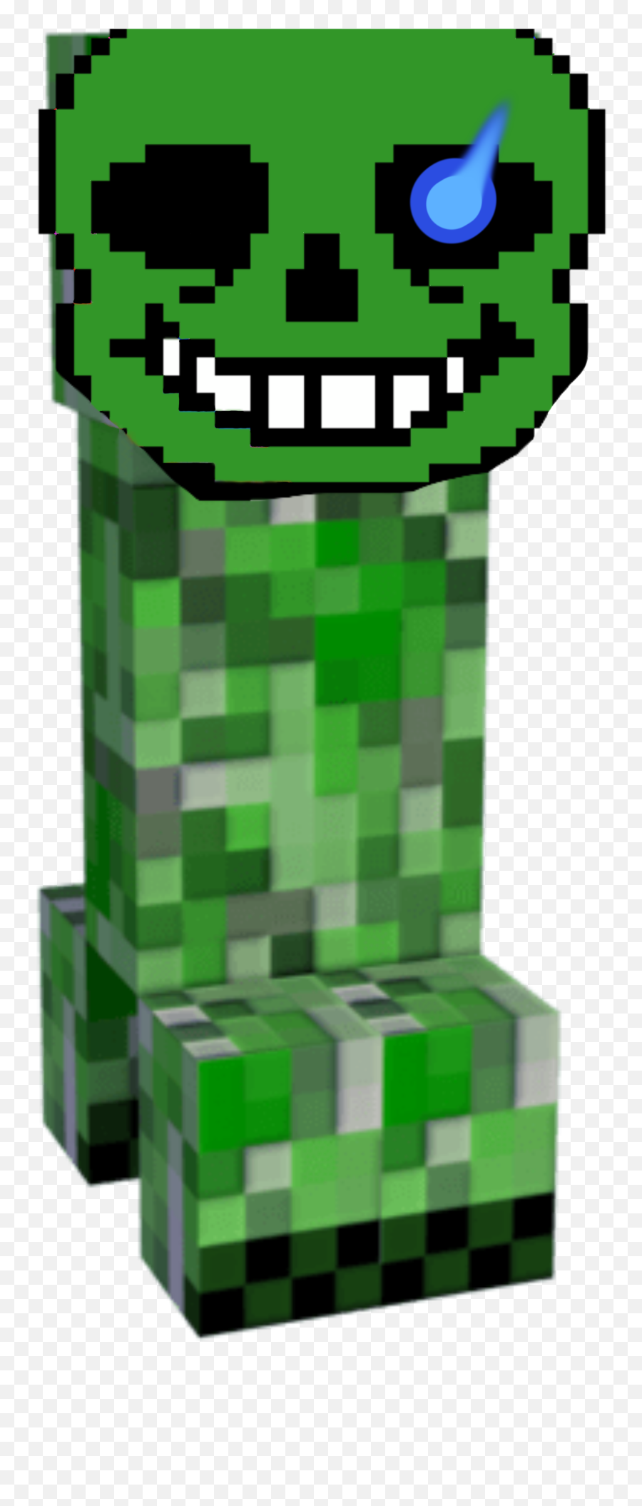 And This Isidk Creeper Creeperawwman Revenge Sans - Minecraft Creeper Transparent Emoji,Revenge Emoji