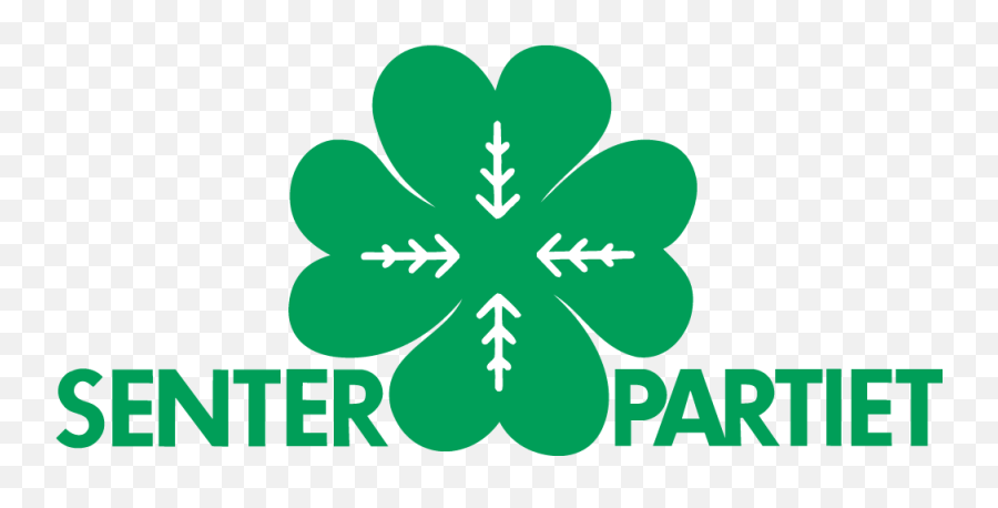 The Branding Source New Logo Senterpartiet - Center Party Norway Emoji,Shamrock Emoticon