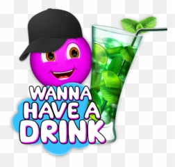 Bubblelingo Happy Hour by Corp - Highball Glass Emoji