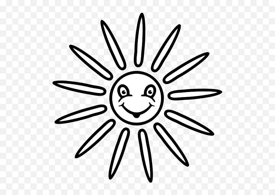 Vector Graphics Of Very Happy Sun - Sonne Piktogramm Emoji,Sun Emoji