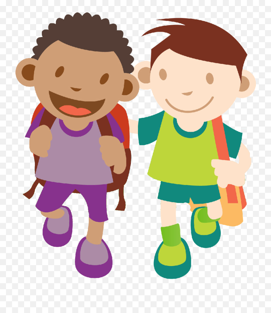 Healthy Clipart Kid Snack Healthy Kid Snack Transparent - Kids Walking Png Clipart Emoji,Emoji Background For Boys