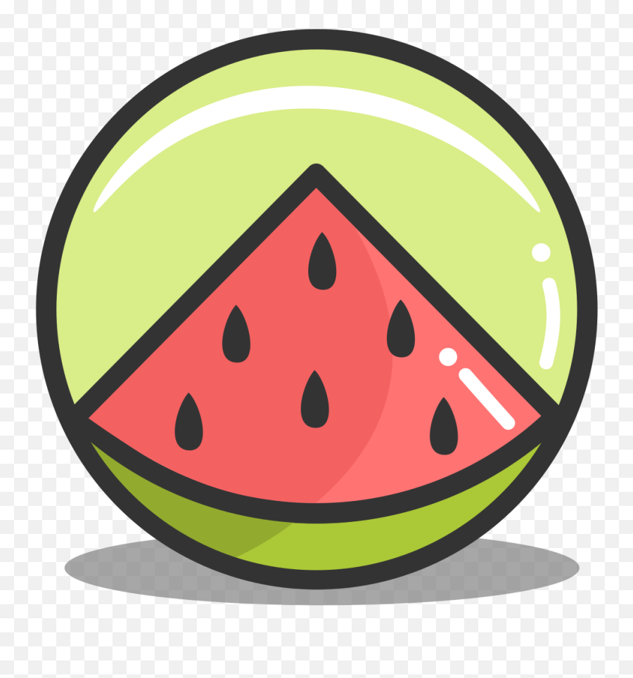 Button Watermelon Icon - Food Icon Png Watermelon Emoji,Watermelon Emoji
