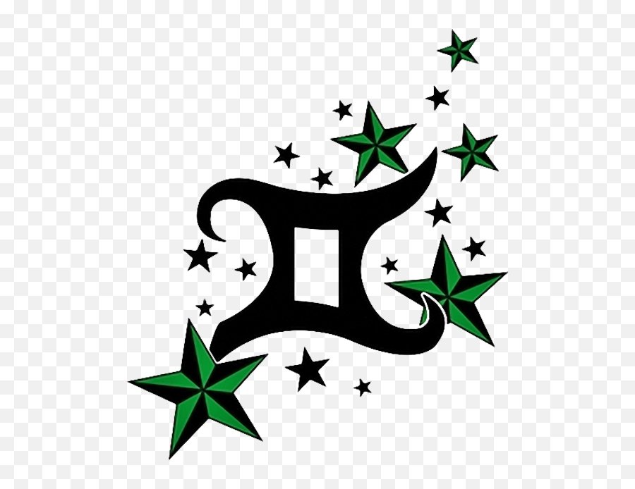 Gemini Zodiac Astrology Zodiacsign - Gemini Tattoo Designs With Stars Emoji,Gemini Symbol Emoji