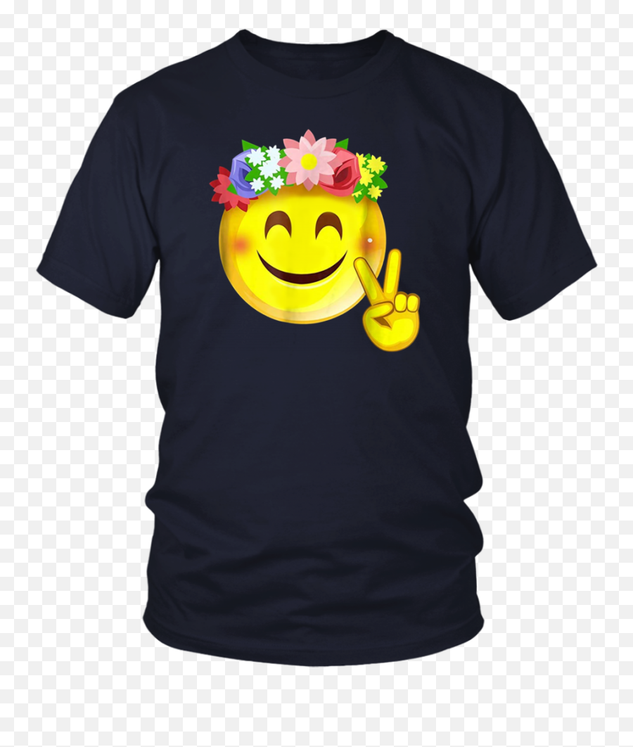Hippie Flower Power Crown Smiley Peace Emoji,Peace Sign Emoji Png