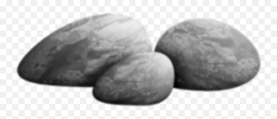 Rock Rocks Stone Stones Meteorite - Monochrome Emoji,Stone Rock Emoji