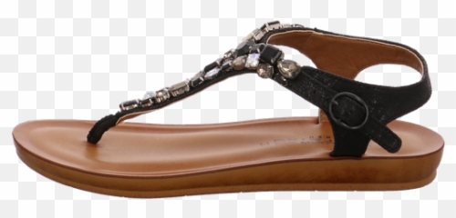 Catwalk Ladies Thong Sandal Black - Sandal Emoji,Sandal Emoji