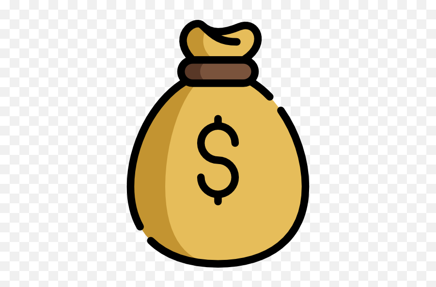 Money Bag - Clip Art Emoji,Bag Of Money Emoji